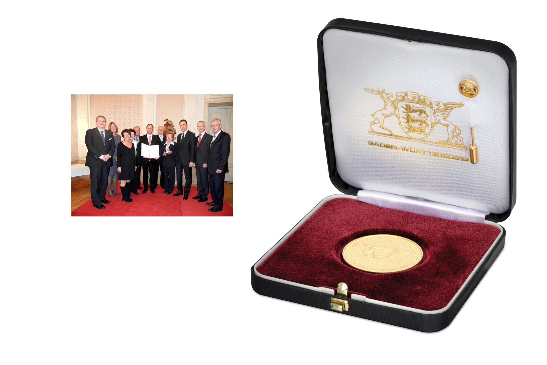 Reconocimiento con la Medalla Industrial del Estado Baden-Württemberg a Edelstahl Rosswag