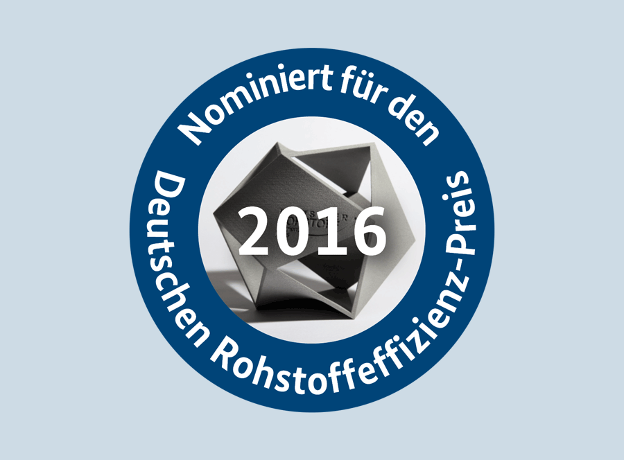 Nominación al Premio Alemán a la Eficiencia en Materias Primas 2016